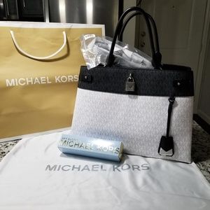 MK LARGE SATCHEL GRAMERCY